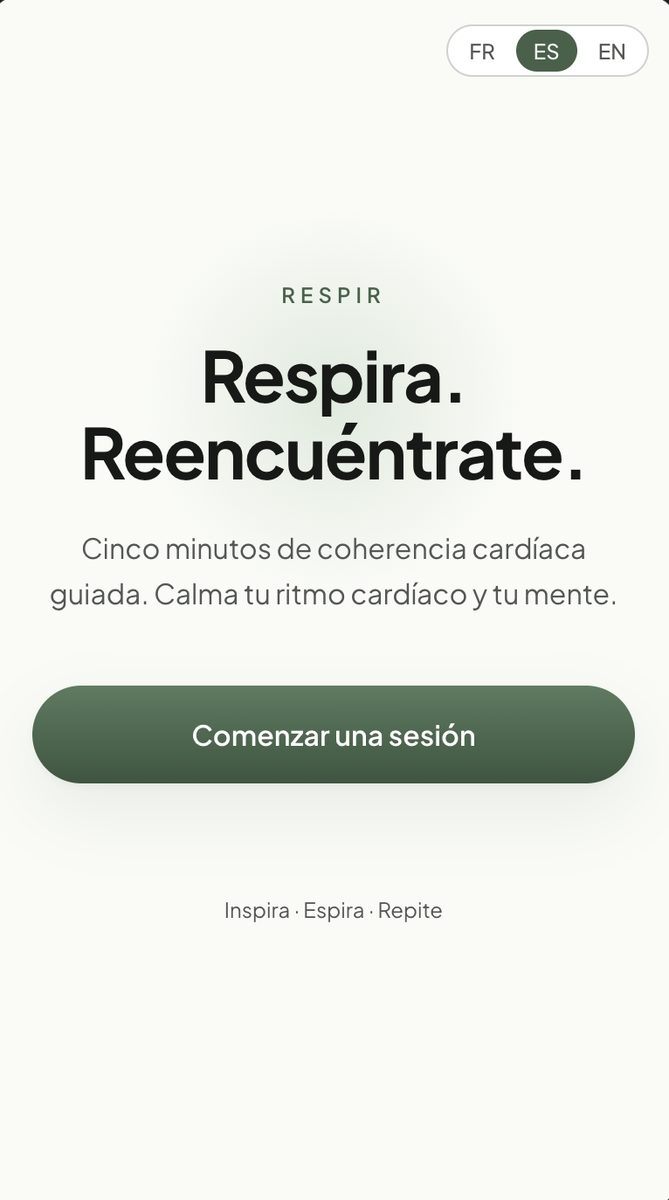 App móvil de coherencia cardíaca